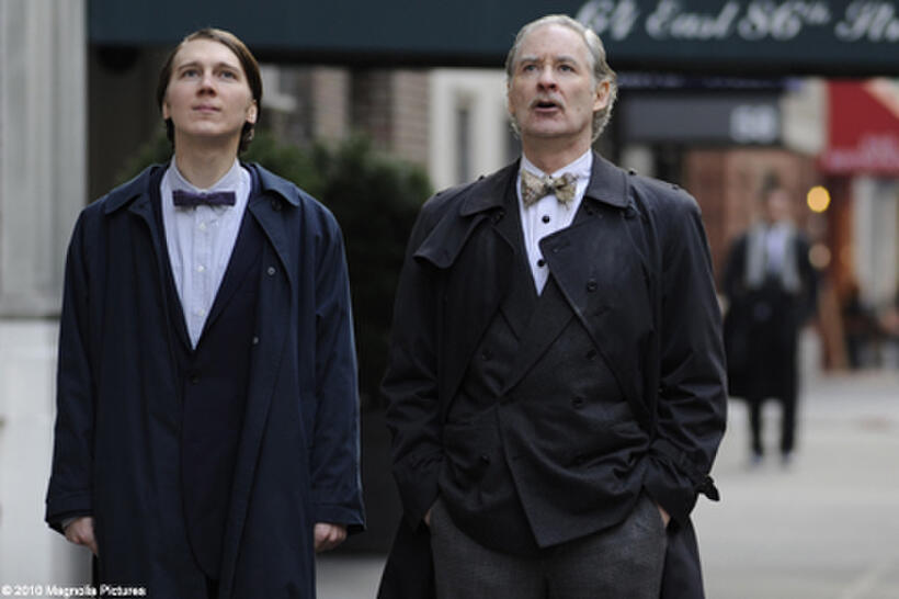 Paul Dano as Louis and Kevin Kline as Henry in "The Extra Man."