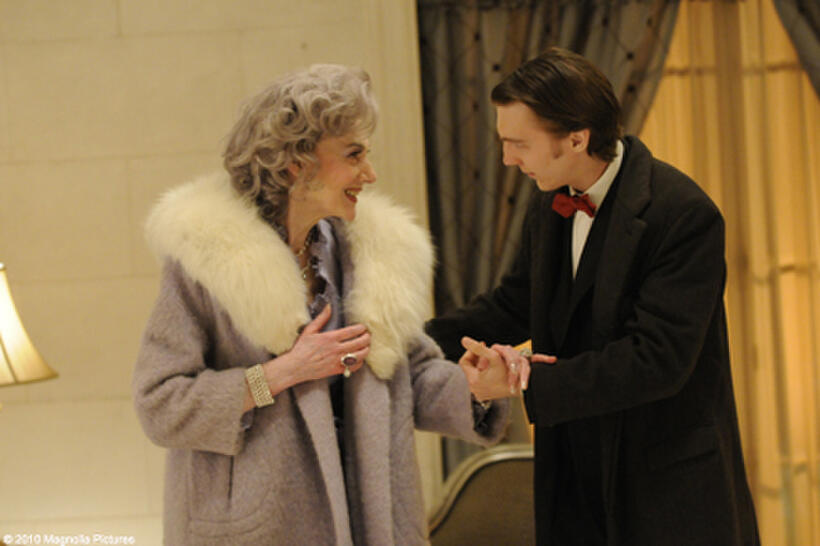 Marian Seldes as Vivian and Paul Dano as Louis in "The Extra Man."