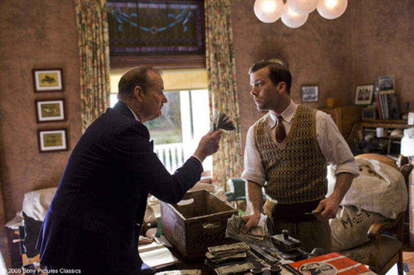 Bill Murray as Frank and Lucas Black as Buddy in "Get Low."