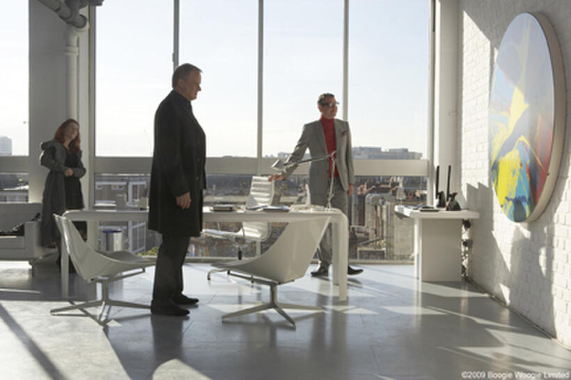 Gillian Anderson as Jean Maclestone, Stellan Skarsgard as Bob Maclestone and Danny Huston as Art Spindle in "Boogie Woogie."