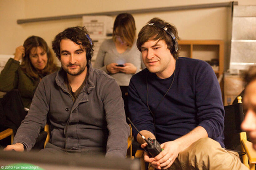 Filmmakers Jay and Mark Duplass on the set of "Cyrus."