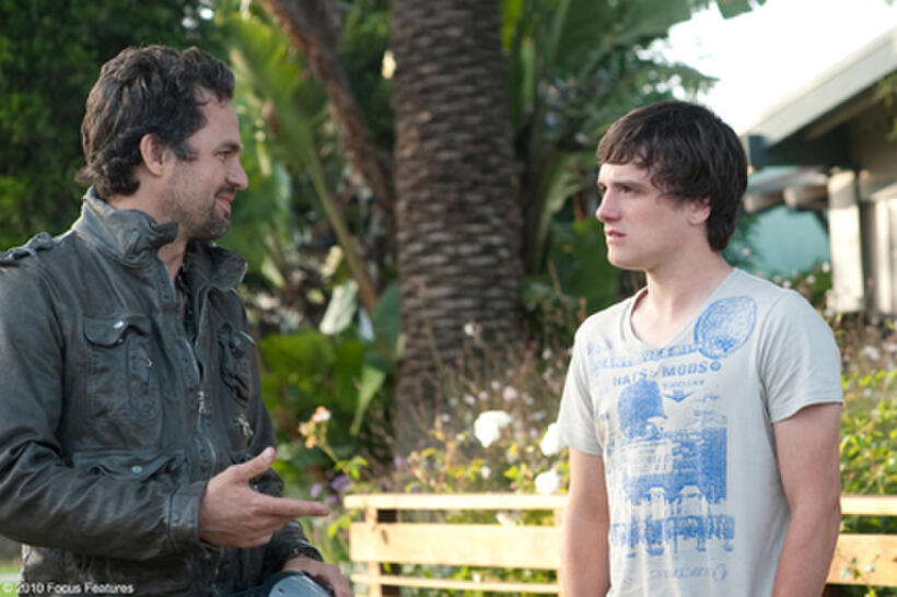 Mark Ruffalo as Paul and Josh Hutcherson as Laser in "The Kids Are All Right."