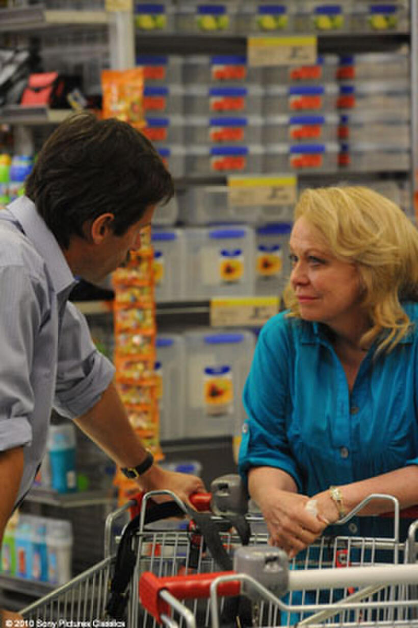 Guy Pearce as Det. Senior Sgt. Nathan Leckie and Jacki Weaver as Janine "Smurf" Cody in "Animal Kingdom."