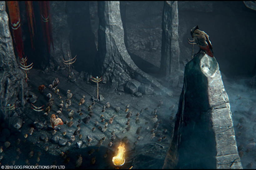 A scene from the film "Legend of the Guardians: The Owls of Ga'Hoole."