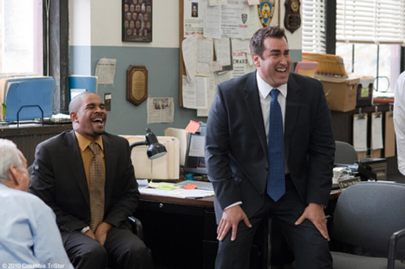 Damon Wayans Jr. and Rob Riggle in "The Other Guys."