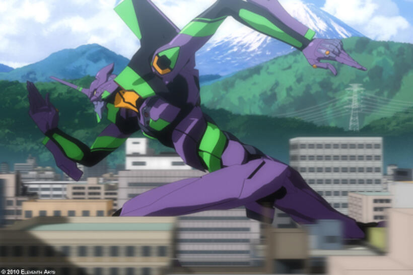 A scene from the film "Evangelion 2.0: You Can (Not) Advance"