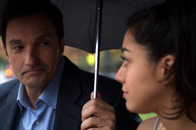 Al Bandiero as Mr. Martin and Aimee Garcia as Carmen Salgado in ``Go For It!.''