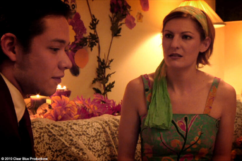 Erich Robert Hager as Ricardo and Becca Ayers as Rose in "Clear Blue Tuesday."