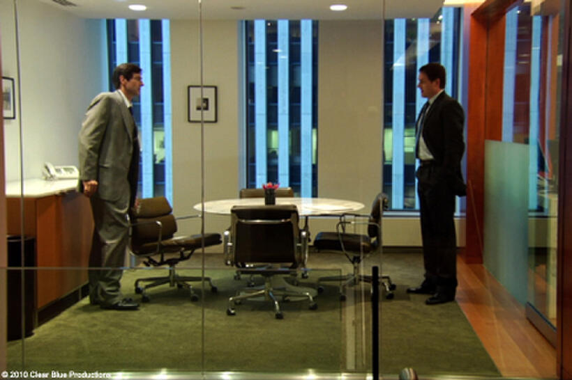 Greg Naughton as Jack and Asa Somers as Kyle in "Clear Blue Tuesday."