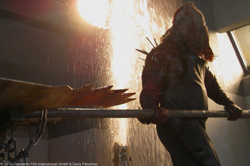 Ray Olubowale as The Axeman in "Resident Evil: Afterlife."