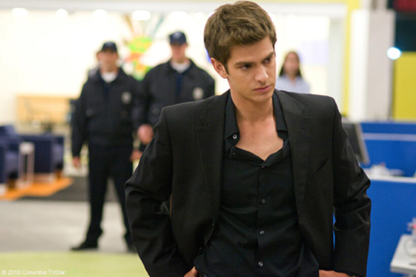 Andrew Garfield as Eduardo Saverin in "The Social Network."