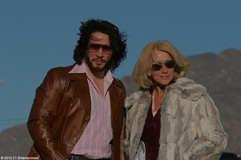 Sergio Peris-Mencheta as Armando Bruza and Helen Mirren as Grace in "Love Ranch."