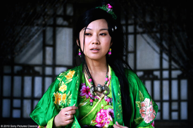 Yan Ni as Wang's wife in "A Woman, a Gun and a Noodle Shop."