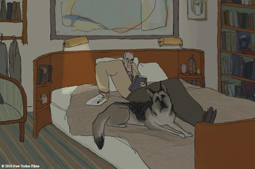 A scene from the film "My Dog Tulip."