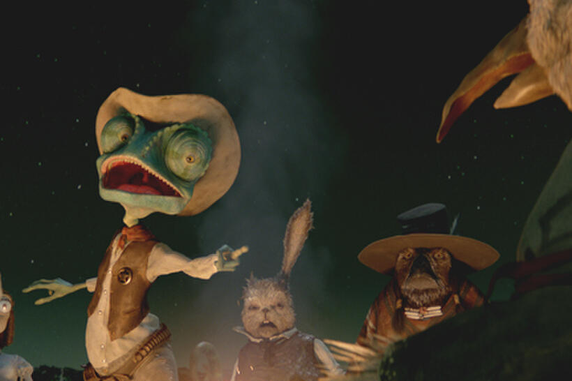 A scene from ``Rango.''