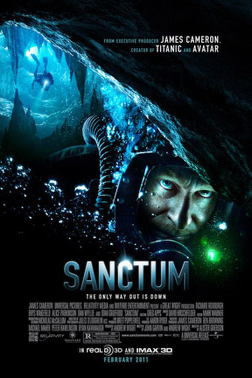 Poster art for "Sanctum."