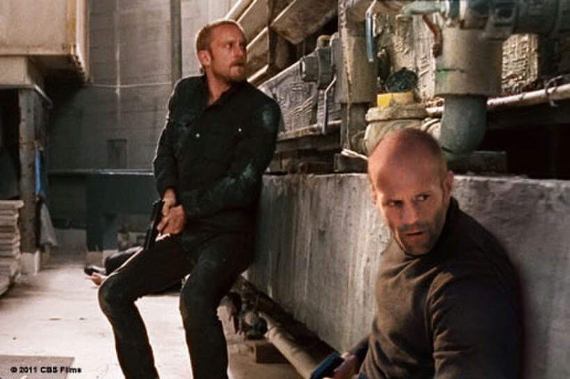 Ben Foster as Steve McKenna and Jason Statham as Arthur Bishop in ``The Mechanic.''