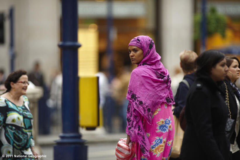 Liya Kebede as Waris Dirie in ``Desert Flower.''