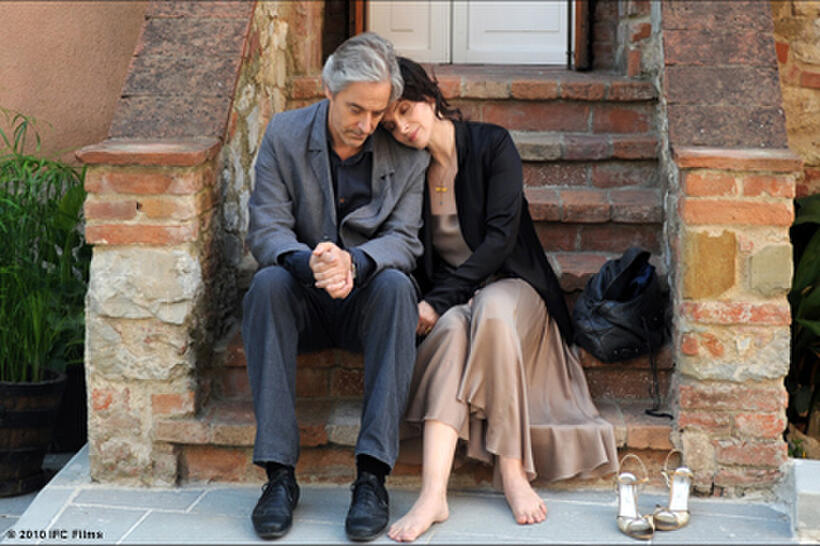 William Shimell as James Miller and Juliette Binoche as Elle in ``Certified Copy.''