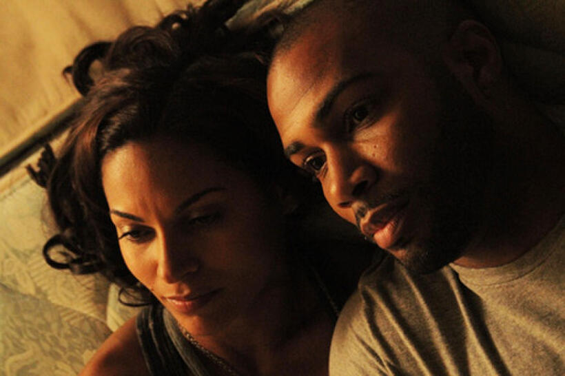 Salli Richardson-Whitfield as Maye and Omari Hardwick as Troy in ``I Will Follow.''