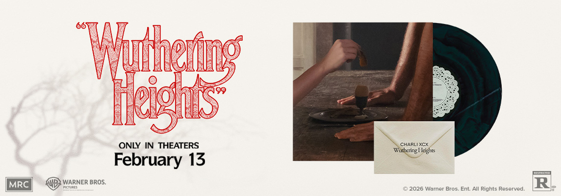 Get an exclusive discount for Charli xcx's Wuthering Heights Vinyl!
