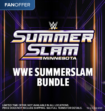 Get an exclusive WWE SummerSlam t-shirt!