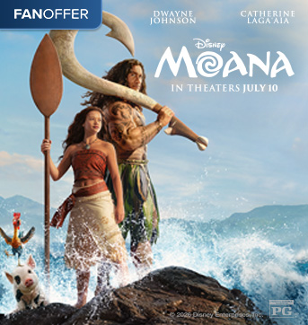 Gift with Moana ticket purchase!
