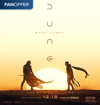 Gift with a Dune: Part Three ticket!
