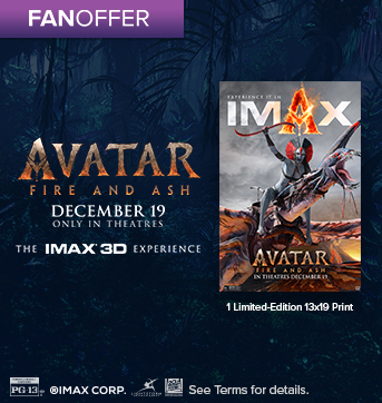 Limited-edition Avatar: Fire and Ash print