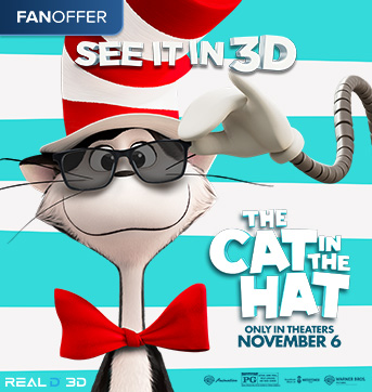 Save $5 on The Cat in the Hat in RealD 3D