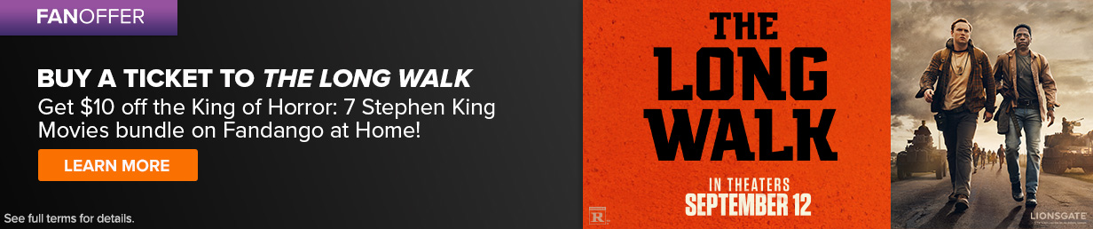 Get $10 off the King of Horror: 7 Stephen King Movies bundle on Fandango at Home.