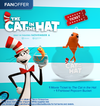 The Cat in the Hat Popcorn Bucket Bundle