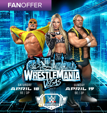 Gift with WWE WrestleMania ticket purchase