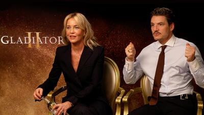 The 'Gladiator II' Cast Breaks Down the Monkey Fight Scene