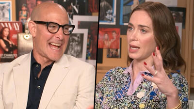 Stanley Tucci & Emily Blunt on Their Long-Anticipated Reunion in ‘The Devil Wears Prada 2’