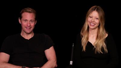 Alexander Skarsgård and Mia Goth on Rage, Eating The Rich, and The Art of Seduction in 'Infinity Pool'