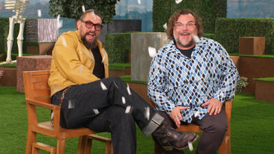Jack Black and Jason Momoa Chaotically Break into Song During ‘Minecraft’ Interview