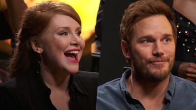 Chris Pratt And Bryce Dallas Howard On How Surreal It Was Working With Original Jurassic Park Cast