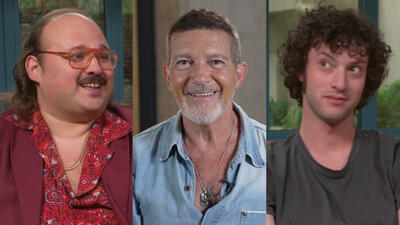 "It Was So Much Fun!" Antonio Banderas on Splashing Dominic Sessa While Shooting 'Tony'