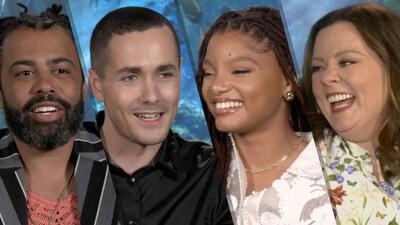 The Cast of 'The Little Mermaid' on Kissing Advice, Disney Hype Men, & Becoming Their Characters