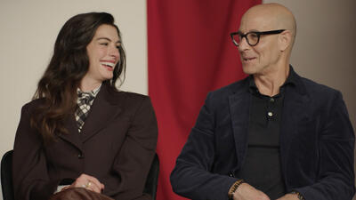 Anne Hathaway & Stanley Tucci Reminisce Ahead of 'The Devil Wears Prada 2'