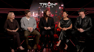 The Cast of 'TRON: Ares' Talk Epic Practical Sets, Crazy CGI, and What It Means to be Alive