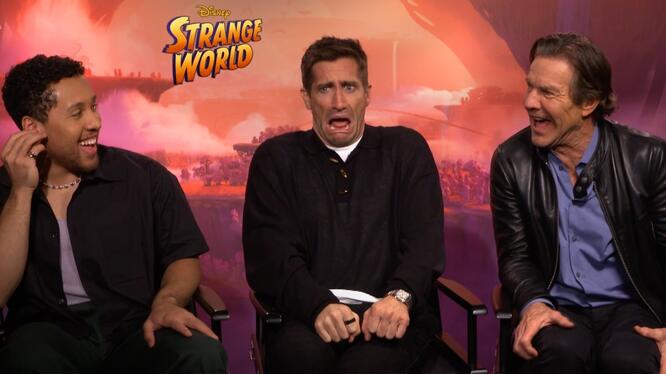 The ‘Strange World’ Cast on Grunts, Dad Jokes, and Kurt Russell’s Doppelgänger
