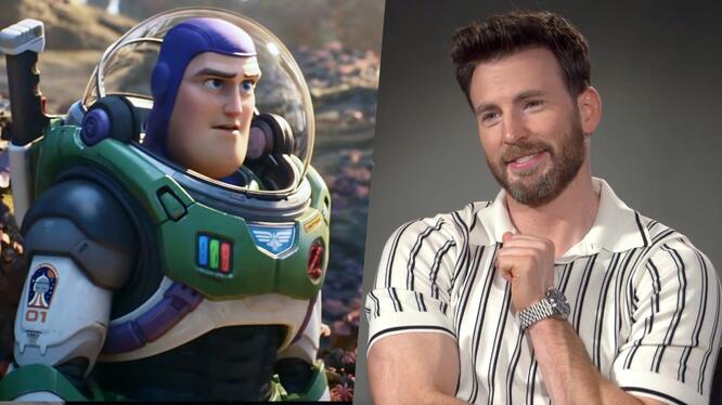 Chris Evans and the Cast of Lightyear's Favorite Pixar Movies