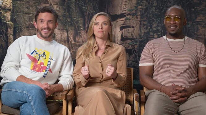 The 'Jurassic World Rebirth' Cast Reveal Hidden Easter Eggs