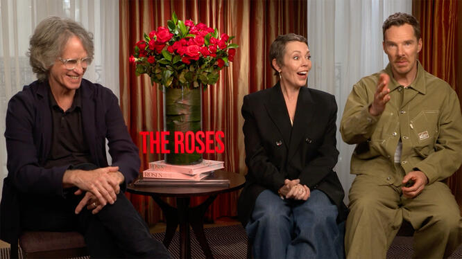Benedict Cumberbatch, Olivia Colman, and director Jay Roach Break Down a Scene From 'The Roses'