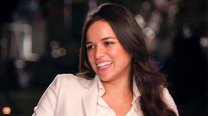 Michelle Rodriguez Plays Name That Movie
