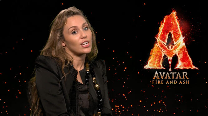 Miley Cyrus on Creating Music for ‘Avatar: Fire and Ash’ and Sneaking Food into the Theater