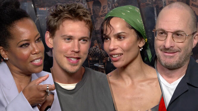 The 'Caught Stealing' Cast on Filming with a Crowd, Working with Bad Bunny, and More