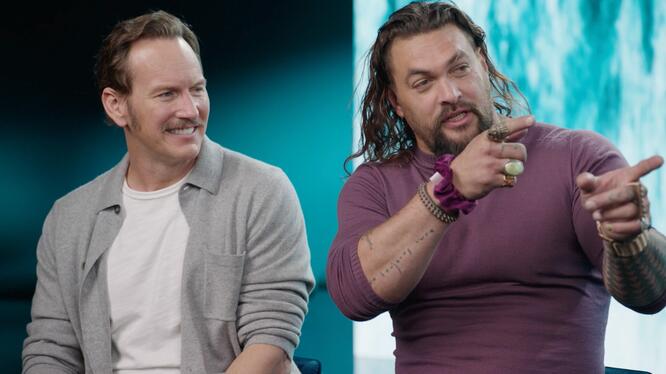 Jason Momoa and Patrick Wilson Talk Aquaman’s Final Return in ‘Aquaman and The Lost Kingdom’